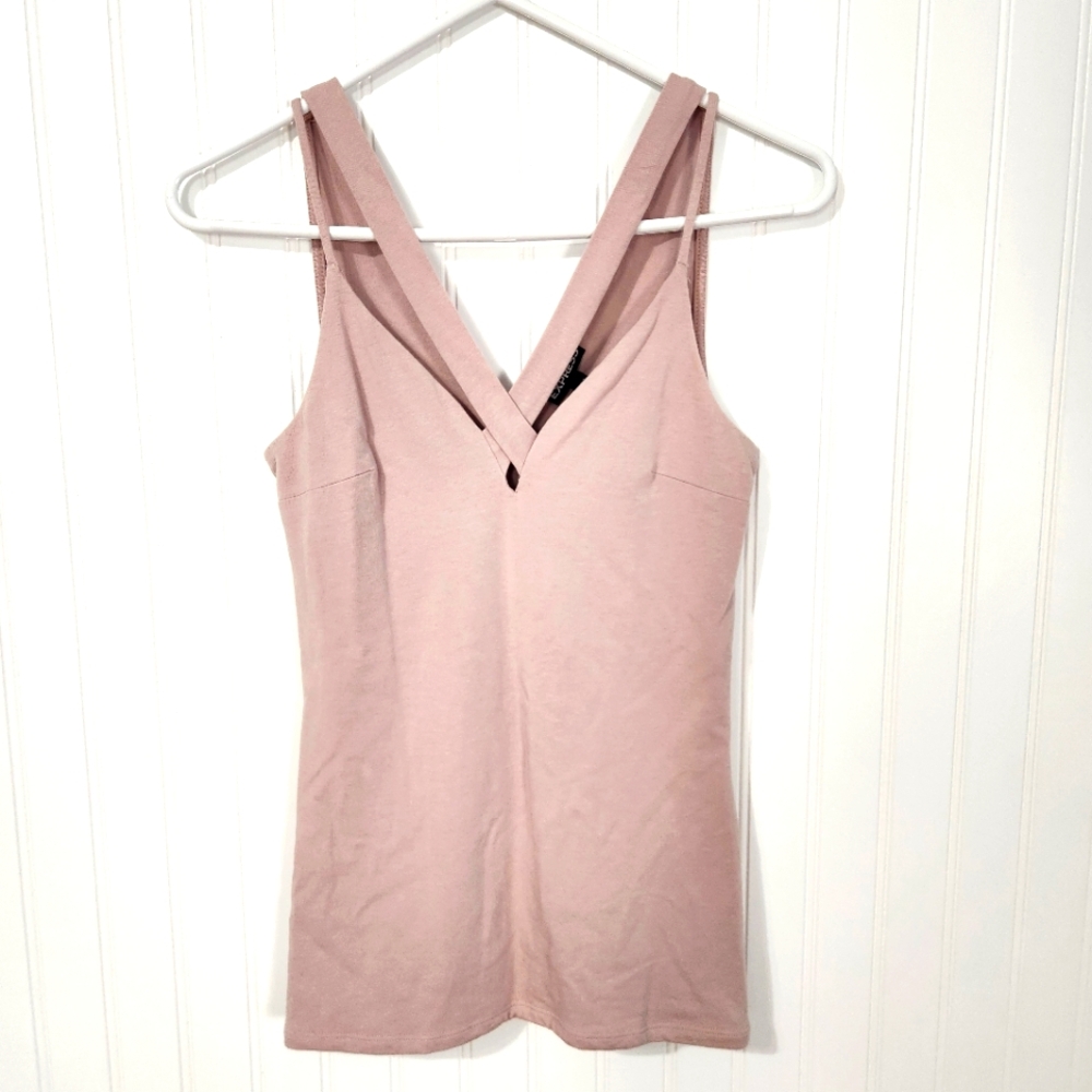 Express | Strappy Tank Top Mauve Pink Small